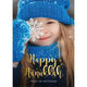Happy Hanukkah Gold Starburst Vertical Photo Cards Image 6 of 6